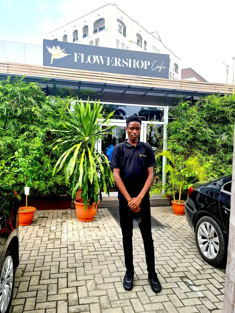 Youth Understudy Program Florist Isaiah 1